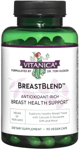 [BRSWIYT3AEFWCFQ7] Vitanica BreastBlend, Breast Care Support, Vegan, 90 Capsules