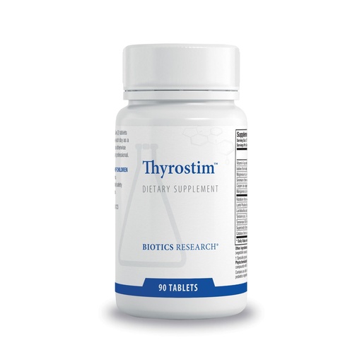 [BRSWGGQHCACG22DP] BIOTICS RESEARCH Thyrostim™ –Endocrine Support, Balance Thyroid Hormones, T3, T4, Aid Thyroid Gland, Boost Metabolism, Aid in Digestion, Support Nervous System 90 Tablets