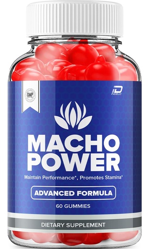 [BRSRAA33AUBR63LF] Macho Power Gummies for Men – MachoPower Male Gummies All-Natural Supplement, Power Macho Gummies Reviews (1 Pack - 60 Gummies)