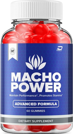 [BRSRAA33AUBR63LF] Macho Power Gummies vyrams - Macho Power Min Gummies All- Natural Addition, Power Macho Gummies Atsiliepimai (1 Pack - 60 Gummies)
