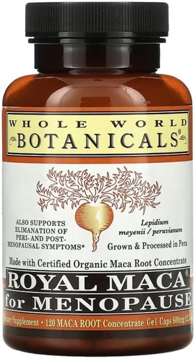 [BRSWIE36BMFQKC32] Whole World - Royal Maca 120 Gel Caps - Menopause Support