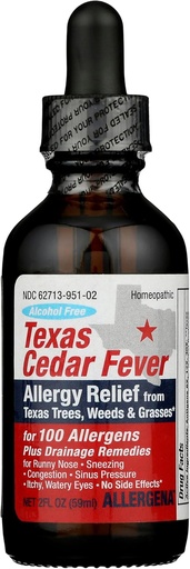 [BRSWECT2C4NR6DYV] PROGENA Allergena Texas Cedar Feber (2 Fl Ounce, voksen)