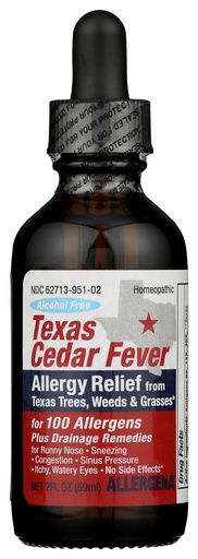 [BRSWECT2C4NR6DYV] PROGENA Allergena Texas Cedar Fever (2 Fl Ounce, Adult)