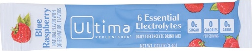 [BRSWYAQEA5YAA3T2] Ultima Replenisher Blue Raspberry Elektrolitsko pijačo Mix single, 0.12 Oz