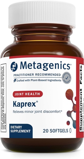 [BRSWIZQOBIHBKD3Y] Metagenics Kaprex, Selective Kinase Response Modulators for Joint Comfort, Plant Based - 20 Softgels