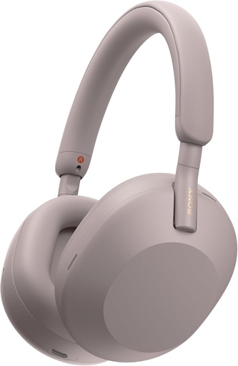 [BRSRAFQ7OAHQMEL7] Sony WH-1000XM5 Premium Noise Canceling Wireless Headphones, Auto NC Optimizer, 30-Hour Battery, Alexa Voice Control, Smoky Pink