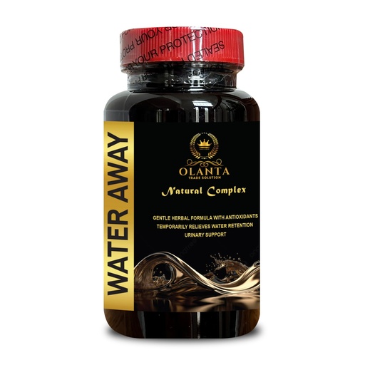 [BRSRA2YKOEMQKF34] Water Away Complex - Diuretic Water Pills, Water Diet Pills, Support Water Retention, Support Fast Acting Bloating with Milk Thistle, Cranberry - 1 Bottle 60 Capsules