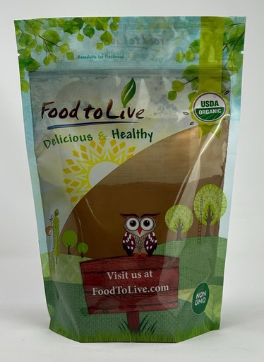 [BRSROHT6AUBRSE3A] Food to Live Organic Chaga Mushroom Powder, 1 Pound – All Natural Vegan Superfood for Immunity and Holistic Wellness. Rich in Antioxidants and Nutrient-Packed. Non-GMO. 100% Pure. Kosher