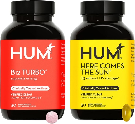 [BRSRA237C4FQ23Q7] HUM B12 터보 + Vitaman D3 Nutriton에서 : 여기는 태양과 B12 터보를 온다