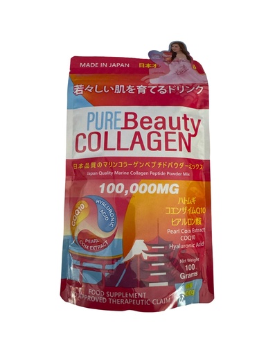 [BRSWYEL6DEDWEE3V] Pure Beauty Collagen 100,000mg Marine Collagen Powder Mix