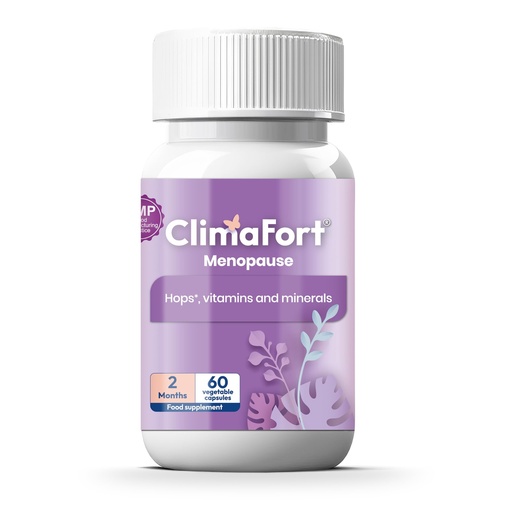 [BRSRMHQKC4IB4CLX] Climafort 60 Day Supply | Menopause Relief Pills | Natural Relief for Hot Flashes, Night Sweats, Mood Swings & Hormone Balance | Hops, Vitamins, and Minerals | 1 Capsule Daily