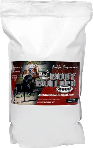 [BRSRO2Q7OQOWM2T3] Pennwoods Body Builder 4000, Horse Weight Gain Supplement, High Fat and Energy Horse Weight Builder with Body Conditioning Horse Vitamins, Improves Hoof Quality - 12lb Bag