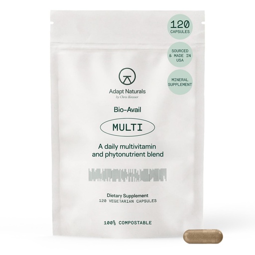 [BRSROZY7BEMGADLV] Adapt Naturals Multivitamin for Women & Men, Bioavailable Easy-to-Absorb Multivitamin Daily Supplement with Biotin, Niacin, Vitamin A, B, C, D, E, K1, Zinc, Magnesium - Immune Support - 30 Day Supply