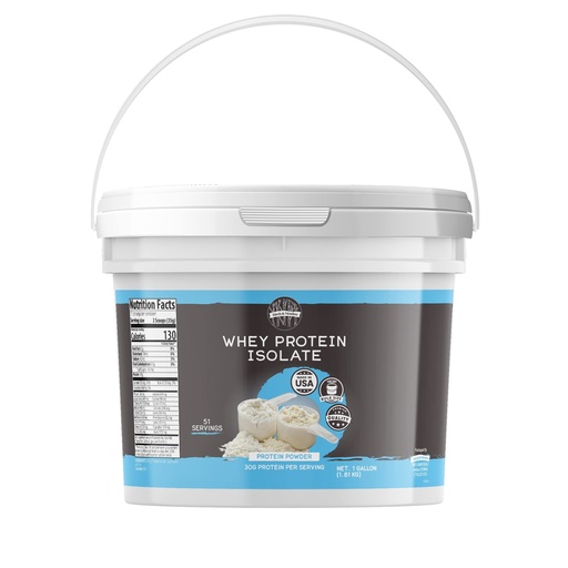 [BRSW2GAZA5YAK332] BIRCH & MEADOW 1 Gallon of Whey Protein Isolate Powder, Workout Supplement, Unflavored