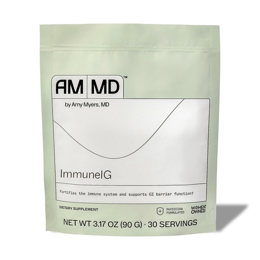 [BRSROHABOUHQM3YU] Amy Myers MD ImmuneIG - Colostrum Alternative for Immune Function & GI Barrier Support - Replenish Immunoglobulins - Excrete Unwanted Substances - Dairy-Free - 3.17 oz (30 Servings)