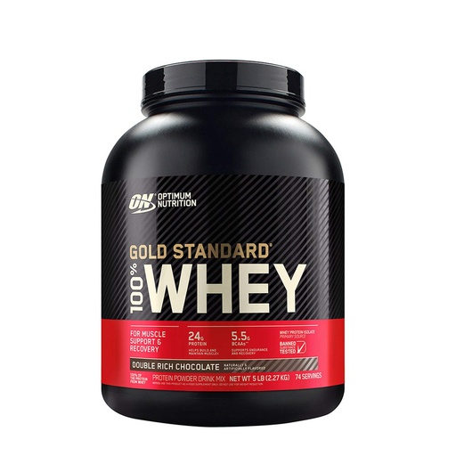 [BRSWGCQ3CV5GGYDF] Optimum Nutrition, 100% WHEY Gold Choc 5LB