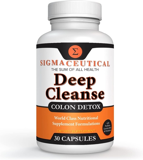 [BRSWGZYNBMCQECQ3] 1 Day Colon Cleanse - Detox Cleanse - Bowel Cleanse & Laxative - Bowel Detox - Colon Cleanser & Detox - 30 cápsulas
