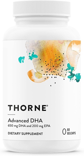 [BRSRMFQEDMOROETH] THORNE - Advanced DHA - 650 mg DHA and 200 mg of EPA - Supports Healthy Brain Aging and Nerve Function* - 60 gelcaps