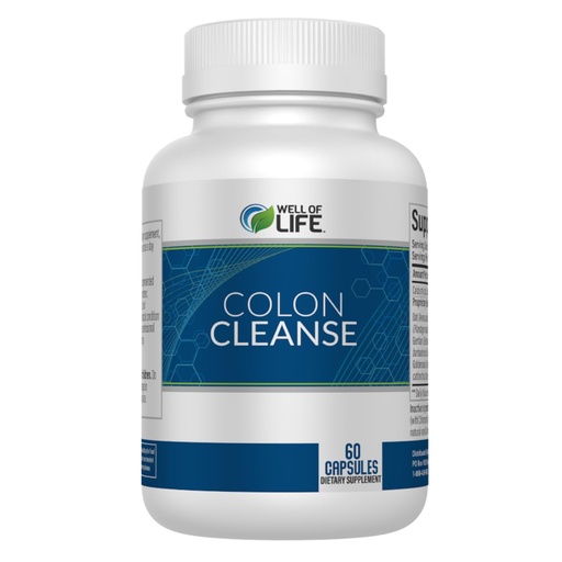 [BRSRAZA3BYMA42TG] Well of Life Colon Cleanse – Herbal Colon Cleanser Capsules for Digestive Support and Regularity | Supports Occasional Constipation Relief | 700mg | 60 Vegan Capsules