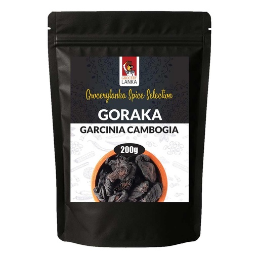 [BRSRMEADOYPR62TV] Goraka 200g (7oz), Dried Garcinia Cambogia, Natural Food Souring Agent | Malabar Tamarind | Kudampuli