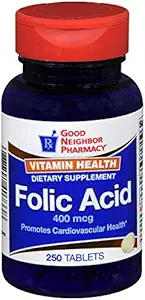 [BRSWGBT2AVYB43DD] GNP FOLIC Acid 400 MCG TAB 250