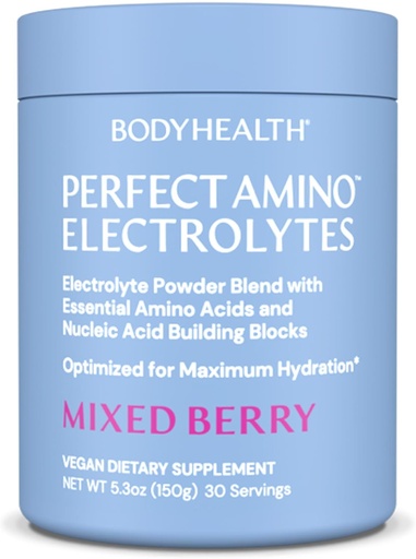 [BRSRMHALDEIAG3TF] VücutSağlık MükemmelAmino Elektrolytes Toz No Sugar, Keto Sugar Free Fasting Electrolytes Drink Mix, Hydration Toz with Trace Minerals - Karma Berry - 30 Servisler
