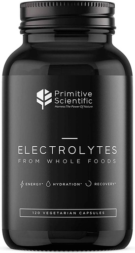 [BRSWYZAZDMFBUELV] Whole Food Electrolyte Supplements, Electrolyte Tablets with Magnezu, Cynk, Wapń i Potas for Energy, Hydration, & Odmładzanie (120ct)