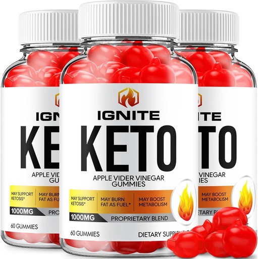 [BRSROAYLBEBGG2QY] (3 แพ็ก) Ignite Keto ACV Gamies - สูตรขั้นสูง Ignite Kato Cato บวก ACV Gamies Apple Cumder Linegar imgarite ACV Supplement (80 กุมภาพันธ์ ค.ศ.