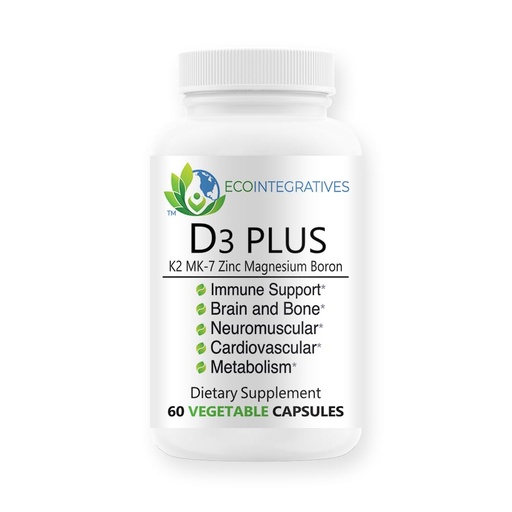 [BRSRAAY7CQDQIH3F] D3 Plus Boron Vitamin K2 Magnesium Zinc Supports Cardiovascular Nerves Muscles Bone Teeth Gums Immune Health Tissue Repair Balance Hormones Metabolism 60 Vegan caps