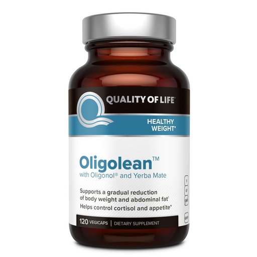 [BRSROZLRB4MWCC3K] Quality of Life Oligolean - Featuring Oligonol and Yerba Mate - Natural Metabolism Support Supplement - 120 Vegiecaps