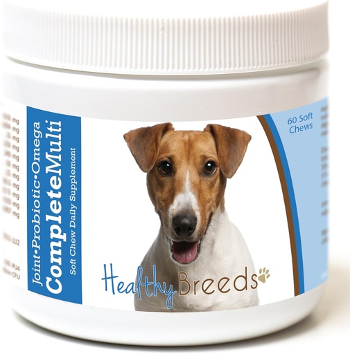 [BRSWGEICCN6BEALZ] Sağlıklı Breeds Jack Russell Terrier All in One Multivitamin Soft Chew 60 Count