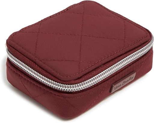 [BRSRO2Q7DMCWACLX] Performance Twill Travel Pill Organizer, Raisin