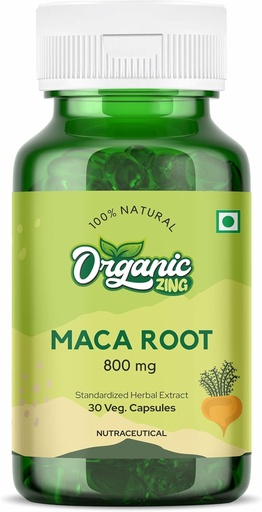 [BRSROBQ5CIHQYAIU] ORGANISCHE ZING Maca Root Schwarz, Rot, Gelb Es ist eine natürliche Remedy Das kann verwendet werden, um bestimmte Gesundheitsprobleme zu behandeln - 800 mg pro Portion (30 Kapseln) Packung von 1