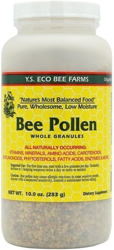 [BRSWIYTYOZ6BSDTY] Bee Pollen - Low Moisture Whole Granulars - 10 oz
