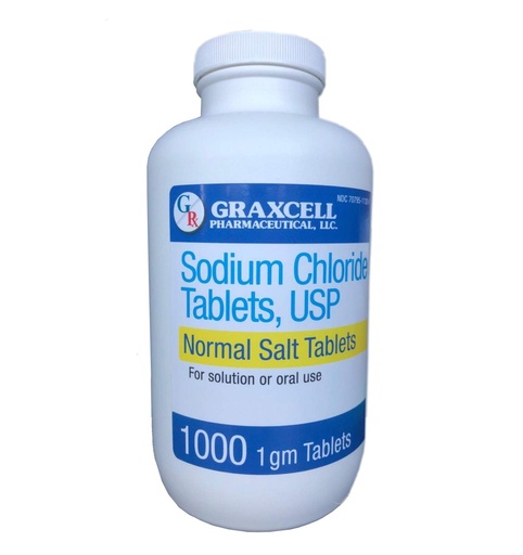 [BRSWGHANBYIR4FL3] Graxcell Sodium Chloride 1GM TABS