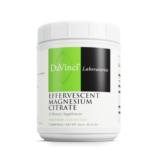 [BRSROHANAR6RYHTA] DaVinci Labs - Effervescent Magnesium Citrate - 75 Servings - 18.22 Oz
