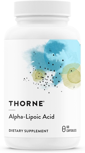 [BRSWIHI7BUGA22DE] THORNE - Alpha-Lipoic Acid - 300 mg - Supplement for Liver Detox, Antioxidant Support, Nerve Health & Mental Sharpness* - 60 Servings