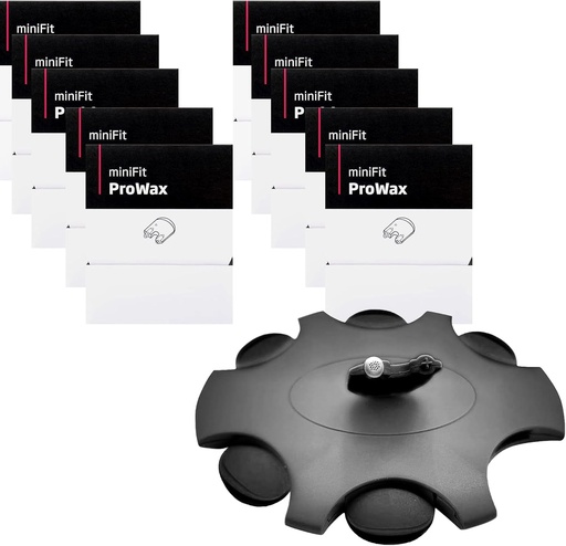 [BRSROBIZBN5BOFDG] (60 ks) Minifit Prowax Wax Guards Filtre pre otikon sluchové pomôcky,Oticon Minifit načúvacie pomôcky Náhradné diely Dodávky Čistenie Príslušenstvo Kit [10 balíčkov]