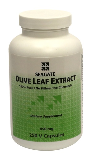 [BRSWIYAPCZ7WYE3M] Seagate Products Olive Leaf Extract 450 mg 250 Capsules