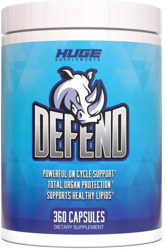 [BRSW22T2CR7GKC36] Defend Cycle Support - Most Stacked & Complete Organ Protection, Liver Support, Kidneys, Heart, Prostate & Immune System On Cycle - Contén NAC, TUDCA, Milk Thistle, Astragalus & More (360 Capsules)