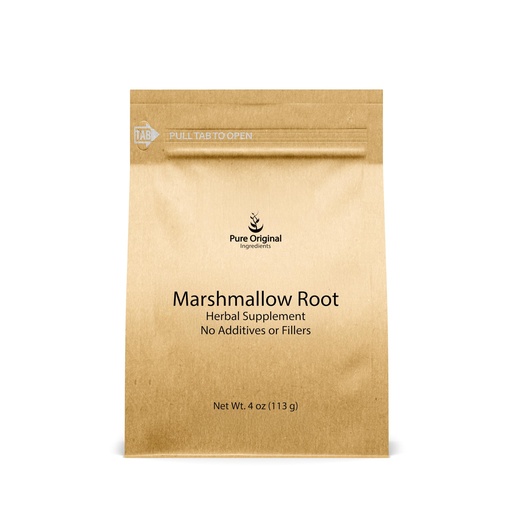 [BRSROFD7CF5AE3DH] PURE ORIGINAL INGREDIENTS Marshmallow Root Extract (4 oz), Powder, Herbal Supplement