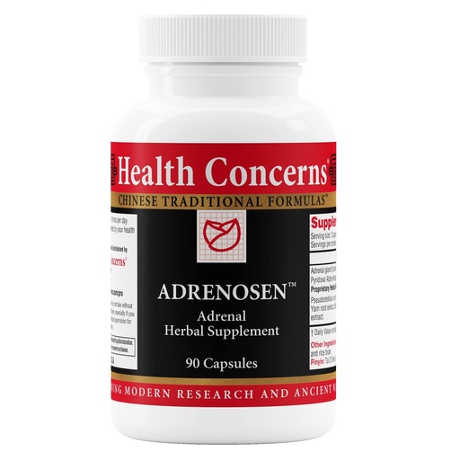 [BRSW2FL4OAPBYGQ2] Health Concerns Adrenosen – Adrenal Fatigue & Burnout Support Supplement – Energy, Focus & Stress Recovery – Bovine Adrenal, PAK, Eleuthero, Schisandra & Chinese Herbs – 90 Capsules