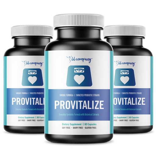 [BRSWY2YYAR5A2HYV] BB Company Provitalize | Womens Probiotic, Menopause | Joint Support, Sexy Midsection Curves, Digestive Health, Menopause Bloat | Turmeric Curcumin Moringa | Packaging Vary | 3 Pack