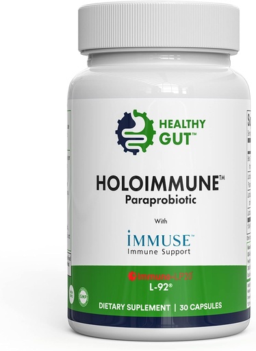 [BRSW2BQFA55GMDTZ] Здоровий Gut HoloImmune Paraprobiotic з Immuse Immune Support 30 Сервінги