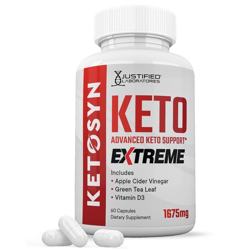 [BRSRAYAQPMCBAG3P] Ketosyn Keto ACV Extreme Pills 1675 MG Keto Support Blend Capsule Alternative to Keto ACV Gummies Formulated with Apple Cider Vinegar Extra Virgin Olive Oil Powder Green Tea Leaf 60 Capsules