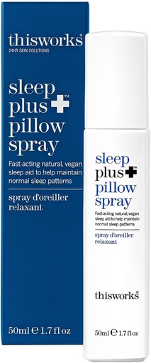 [BRSW22YZOB4BS3T3] This Works Sleep Plus Pillow Spray, 50 ml - Motion-Activated Sleep Spray Infused with Lavender, Camomile and Vetivert - Science-Backed Pillow Spray Designed to Aid Restless Sleepers