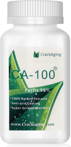 [BRSWKYQFBIGBWET2] Crackaging CA-100-100% Natural Super-Absorption Cycloastragenol 25mg/Cap (CA-100 25mg 30caps) Longevity Classic Anti-Aging reactivar & DNA Telomerase Suplementos
