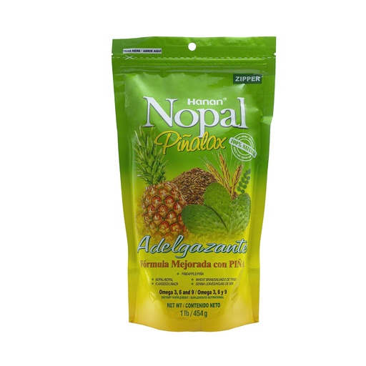 [BRSWYAACOIBBS3IV] Nopal PINALAX | 100% Natural High Fiber Blend | 1lb (454g) | Naturally Aids in Cleansing the Colon | Improved Digestion and Increased Energy