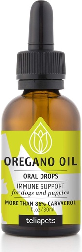 [BRSWYYIQOAGWG23V] Vetercure Oregano Oil Oral Drops for Pets- Natural Immune Support for Dogs & Puppies- Pet Supplement - Deep Cleansing Action for Perfect Dog Coat, Skin & Health-1 fl.oz