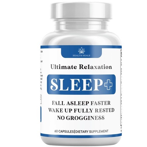 [BRSROGD3PIOWEFD6] Relaxation Sleep Aid, Natural Non-Habit Forming, Sleep Supplement Developed to Support for Longer & Better Sleep, Chamomile, Magnesium, Melatonin, Ashwagandha, GABA, Drug-Free (60 Count)